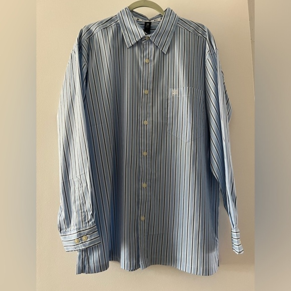 MELT Tupac Shakur Afeni Striped Button Down Shirt Size L NWT Rare